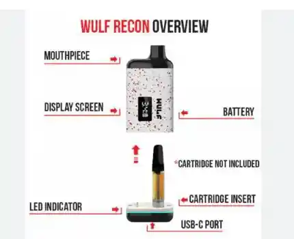 Bateria Wulf Mods Recon Cartucho Oculto