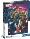 Rompecabezas 1000 Piezas De Marvel Los Vengadores Clementoni