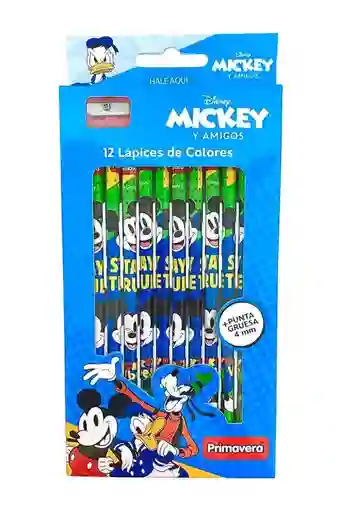 Caja De Colores Primavera X 12 Unidades Mickey