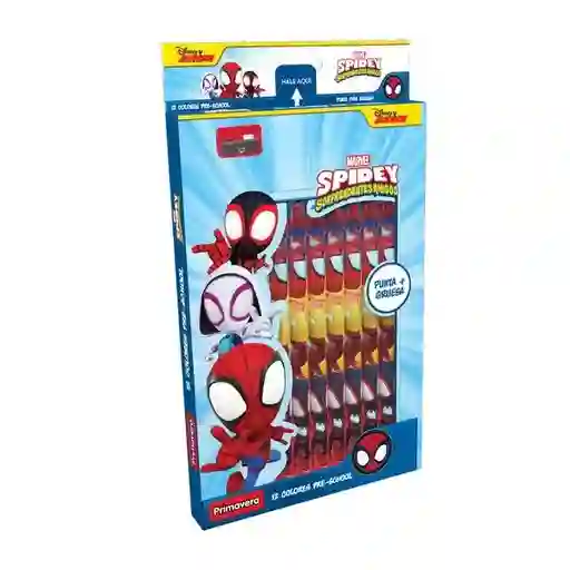 Caja De Colores Primavera X 12 Unidades Spiderman