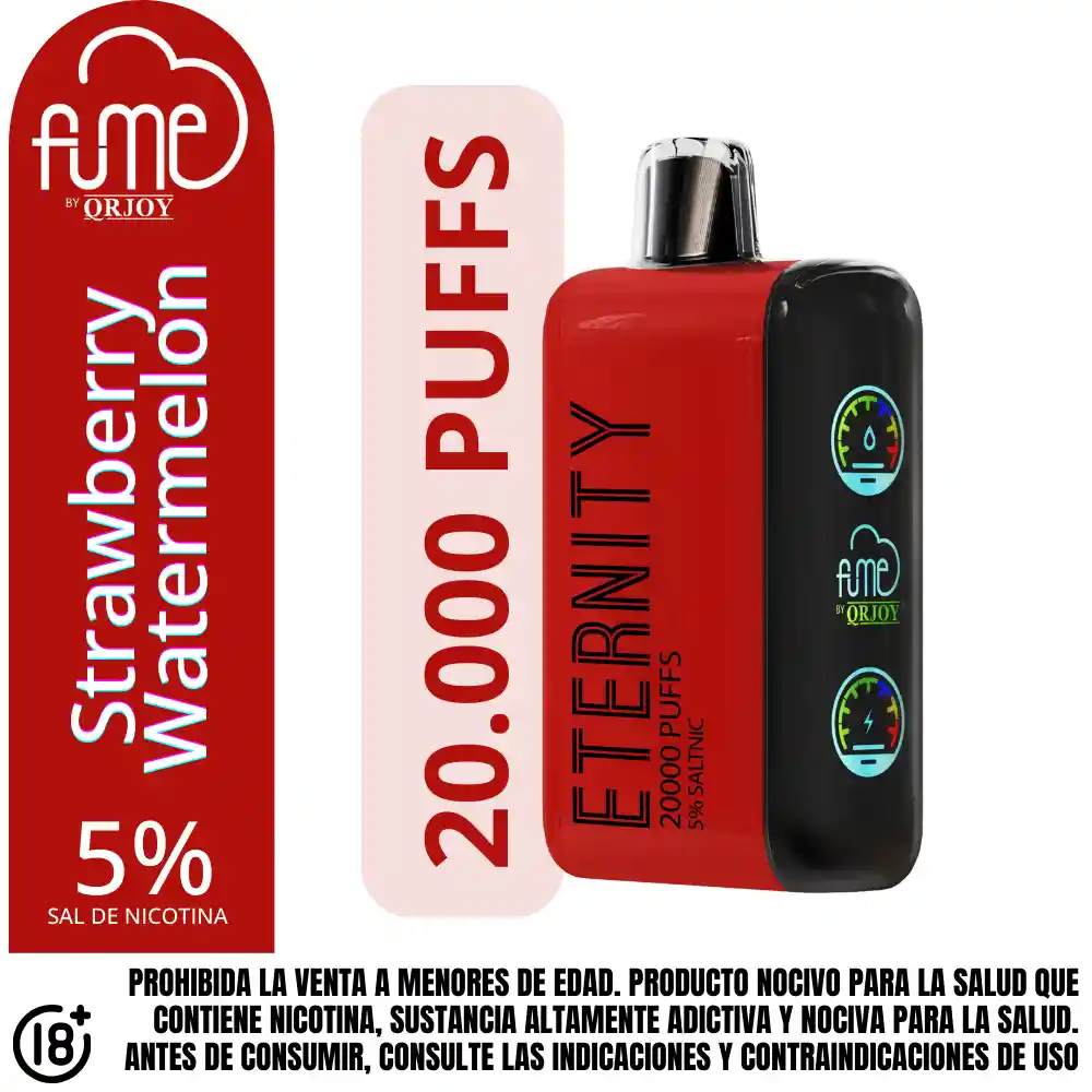 Vap Fume Strawberr Watermelon 20000pf 5%