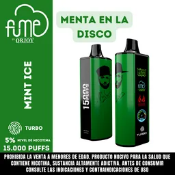 Vap Fume Nickyjam Menta Disco 15000p 5%