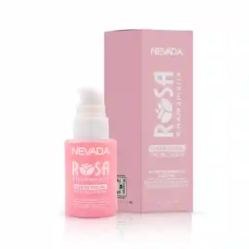 Nevada Suero Facial - Facial Serum De Rosas - Humecta, Regenera E Ilumina 30 Ml (1.01 Fl.oz.)