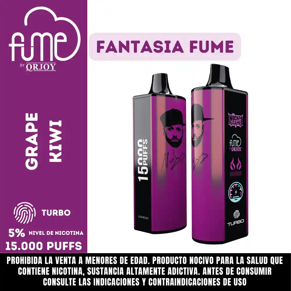 Vap Fume Nickyjam Fantasia 15000pf 5%