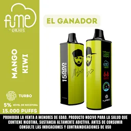 Vap Fume Nicky Jam El Ganador 15000pf 5%