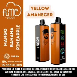 Vap Fume Nickyjam Yellow Amanec 15000p5%