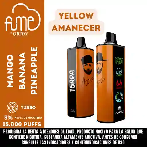 Vap Fume Nickyjam Yellow Amanec 15000p5%