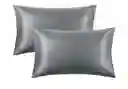 Funda Almohada Satin Saten Tipo Seda 76x50cm Set X 2
