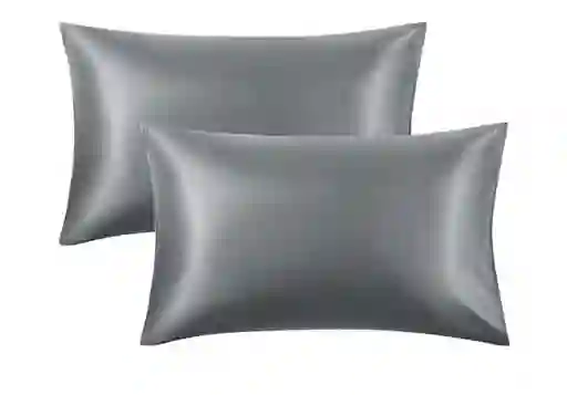 Funda Almohada Satin Saten Tipo Seda 76x50cm Set X 2