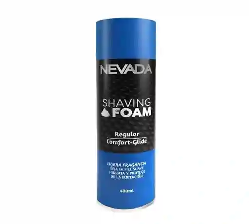 Nevada Espuma De Afeitar Regular - Comfort Glide - Fragancia Ligera - Hidrata Y Protege De La Irritación 400 Ml