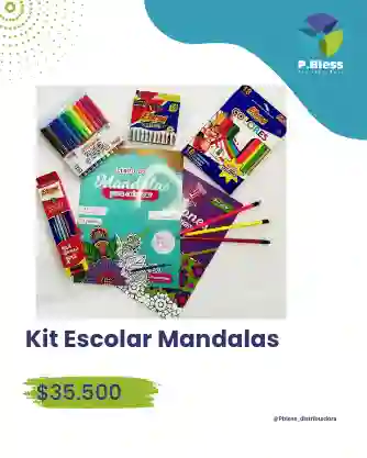 Kit Escolar Mandalas