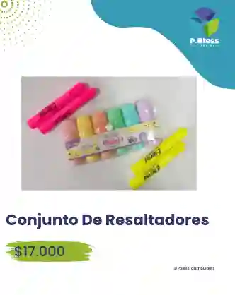 Conjunto De Resaltadores