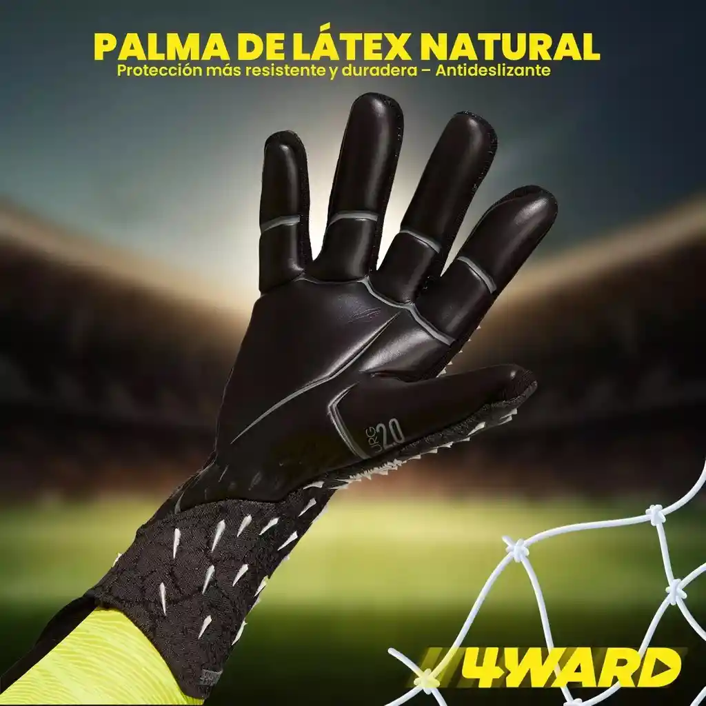 Guantes Futbol Arquero Portero Agarre Profesional - Talla S