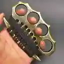 Manopla Paracord Defensa Personal Puño Nudillo Camping Acero