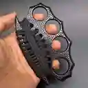 Manopla Paracord Defensa Personal Puño Nudillo Camping Acero