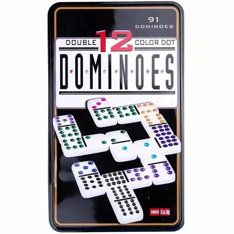 Super Domino Profesional 91 Piezas 12/12 Juega Hasta 13 Pers