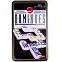 Dominó 55 Fichas A Color Doble 9 Juego De Mesa Caja Metálica