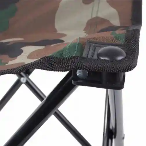 Silla Plegable Camuflada Camping + Bolso