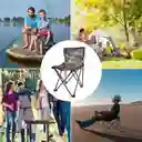 Silla Plegable Camuflada Camping + Bolso