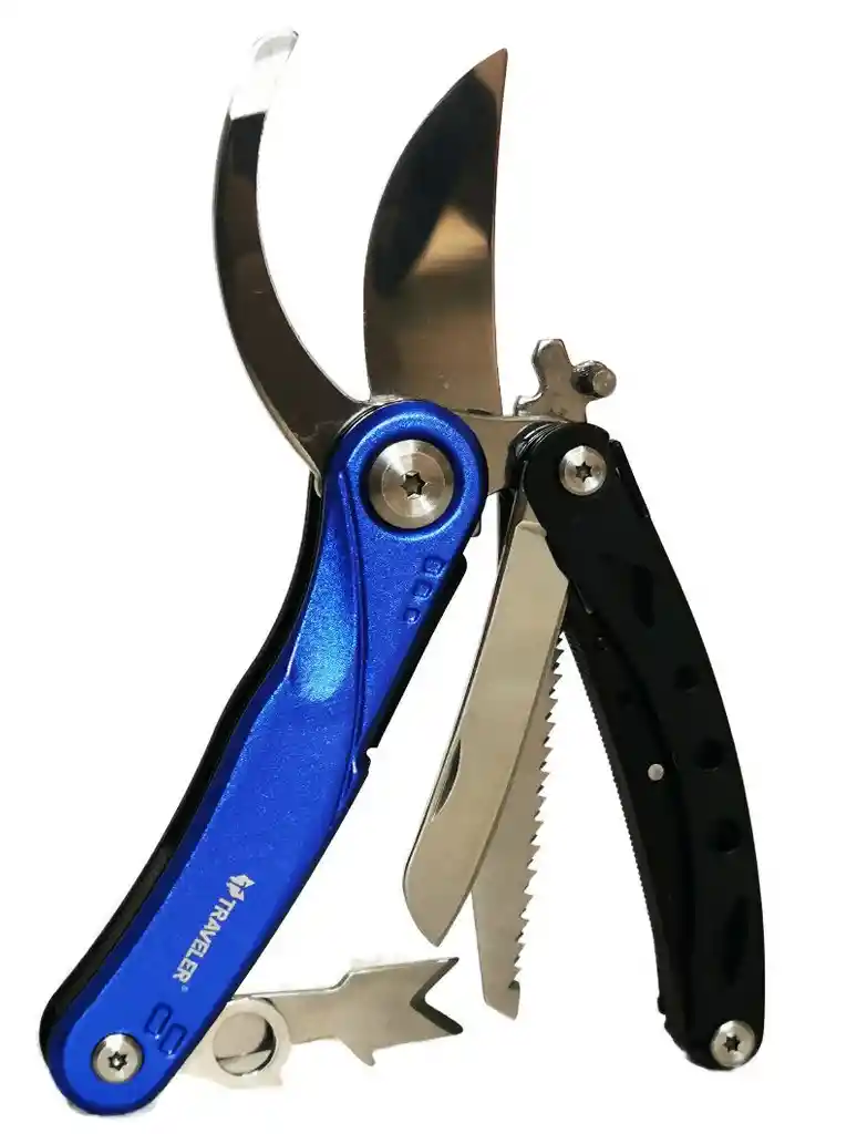 Navaja Multiusos Multifunción Traveller Secateurs 5 En 1