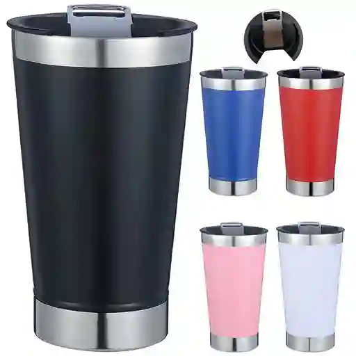 Termo Portátil Acero Inoxidable Calor Frío Destapador 590ml