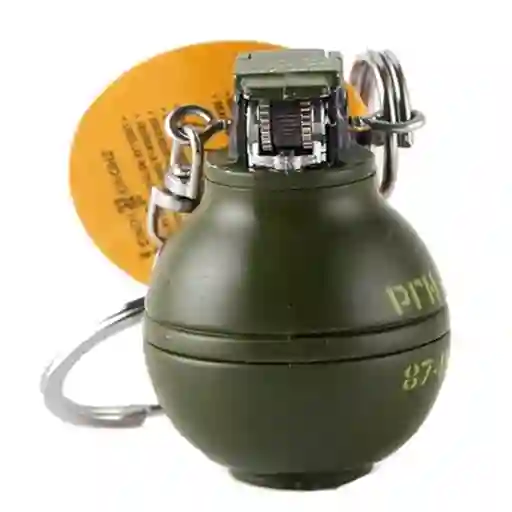 Encendedor Llavero Granada Militar Tactico Camping