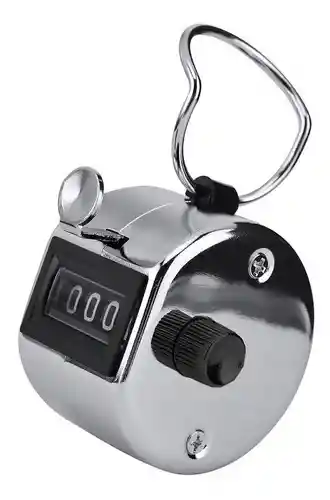 Hand Tally Contador De Mano Contador Clicker 4 Digitos Metal