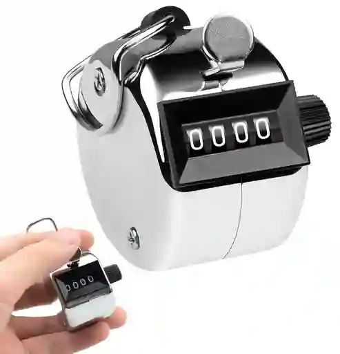 Hand Tally Contador De Mano Contador Clicker 4 Digitos Metal