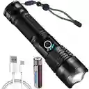 Linternas Tacticas Ultra Potente Led Recargable 15000 Lumens + Zoom