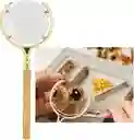 Lupa De Mano Y Redonda Con Mango Magnifier Premium
