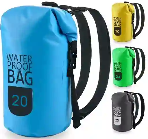 Bolsa Seca Tula Impermeable 20l Doble Correa Naturehike