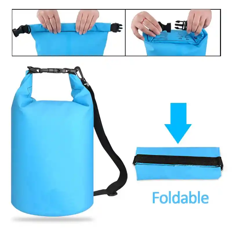 Bolsa Seca Tula Mochila Impermeable 10l Doble Correa