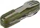 Navaja, Cuchara Y Tenedor Camping Multiusos 8 En 1