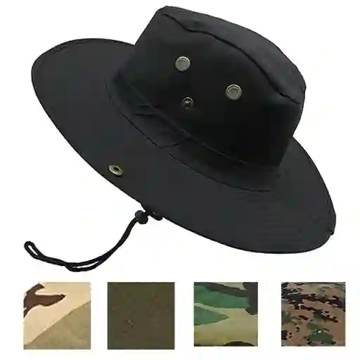 Pava Militar Sombrero Camuflado Ajustable Para Pesca