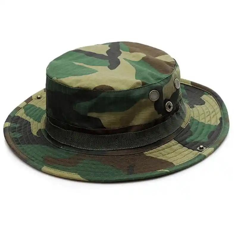 Pava Militar Sombrero Camuflado Ajustable Para Pesca