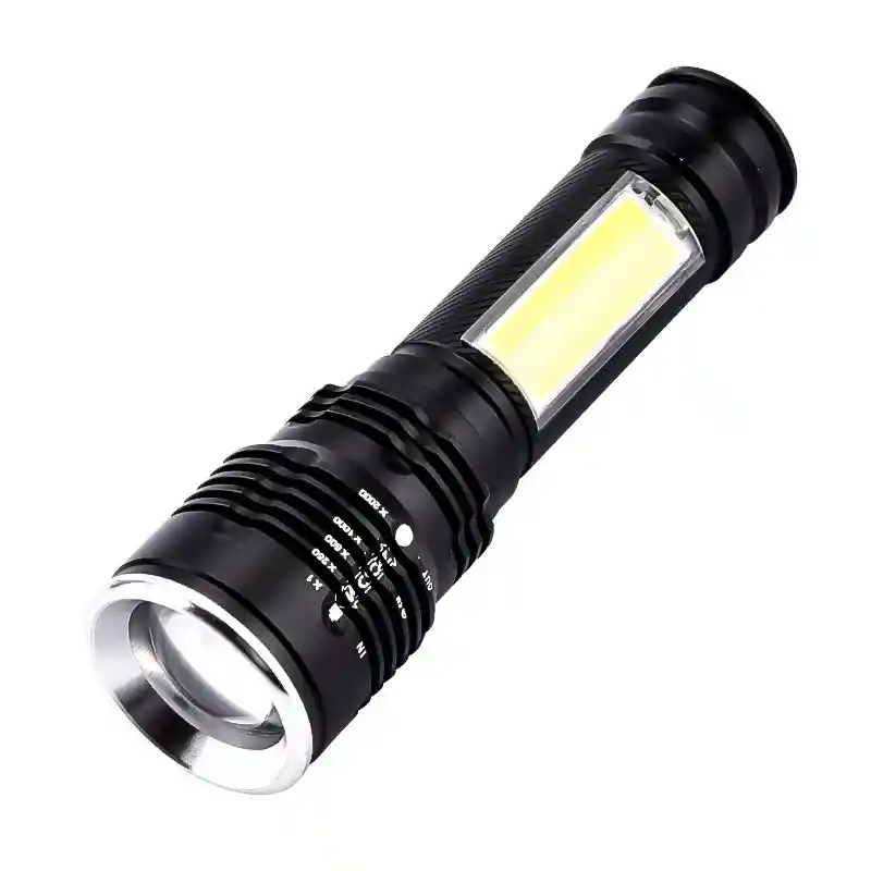 Linterna Táctica Recargable Con Zoom