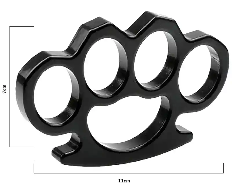Manopla Defensa Personal Puño Inoxidable Protección Max
