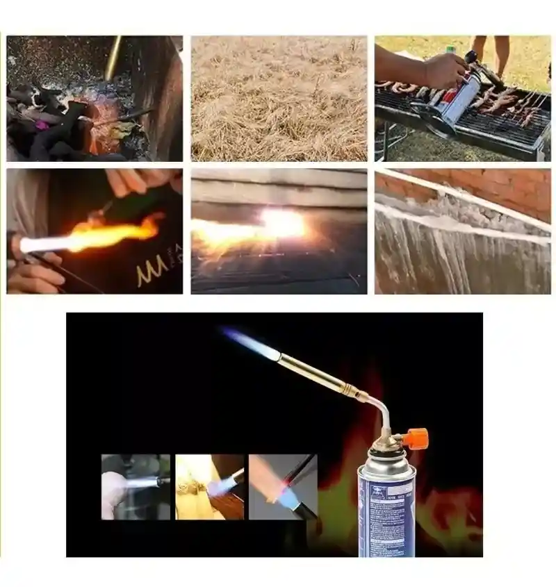 Antorcha Soplete De Gas Butano Para Soldadura Chorro Triple