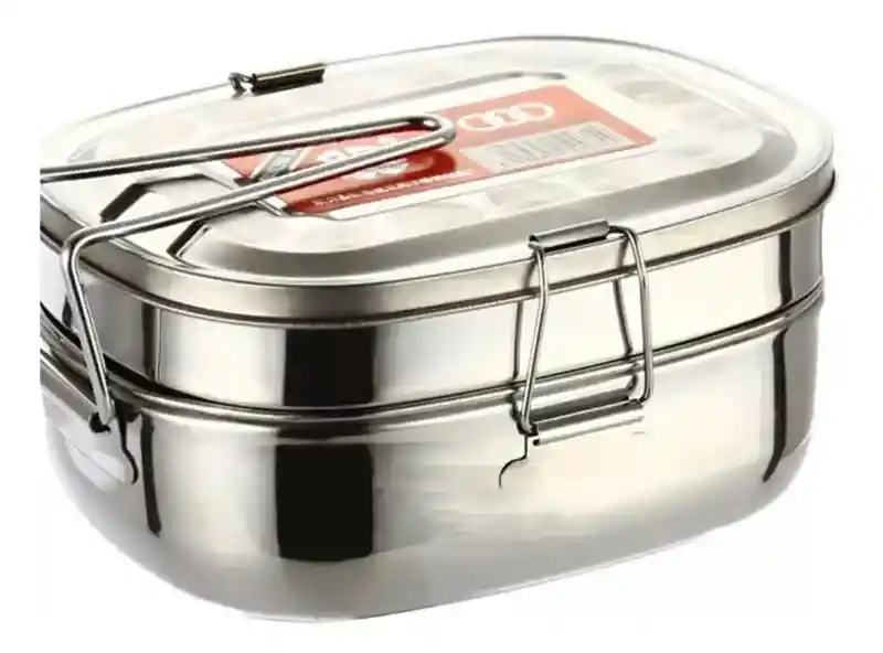 Marmita Menaje Grande Recipiente Platos Comida Camping