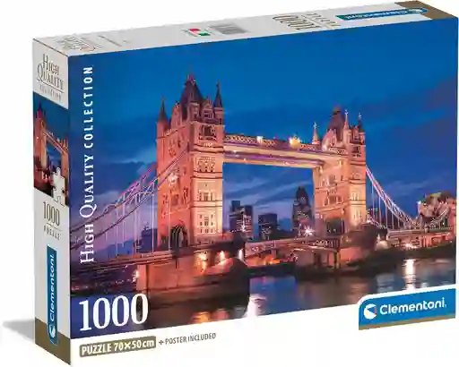 Rompecabezas Adultos 1000 Piezas London Bridge Clementoni