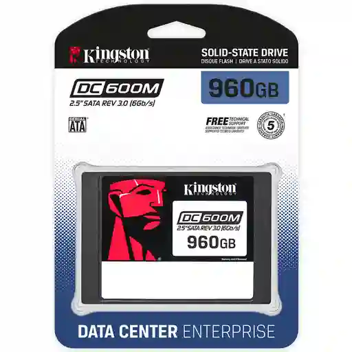 Unidad Solida Sever Kingston 2.5" Dc600m 960gb