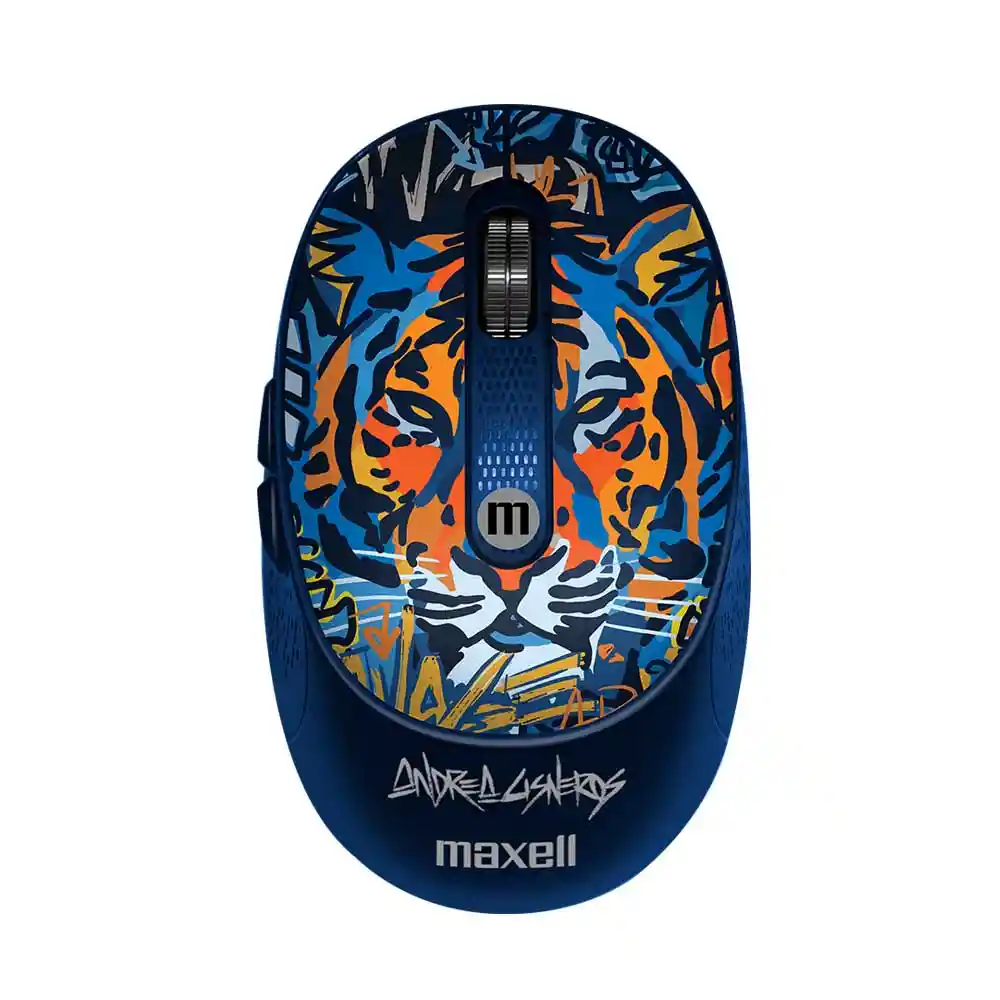 Mouse Mowl-320 Print Tiger Usb/usb-c Inalambrico