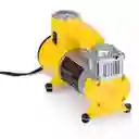 Compresor De Aire Automático Para Inflar Llantas De Carro Color Amarillo 12v