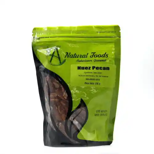 Nuez Pecan Mitades 250 Gr Natural Foods