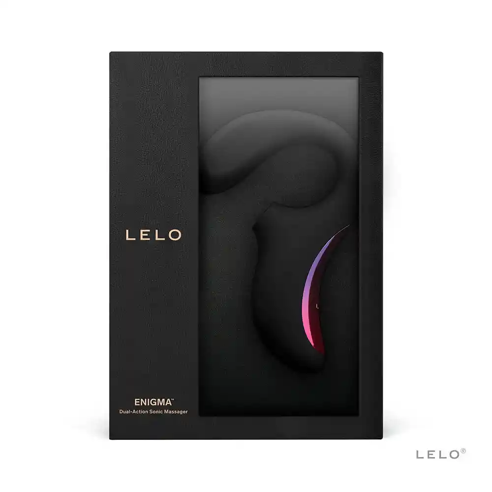 Vibrador Y Succionador Enigma Negro Lelo