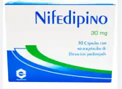 Nifedipino 30mg Capsulas Con Microgránulos De Liberación Prolongada