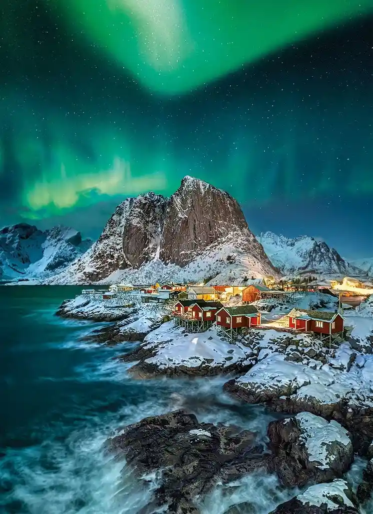Rompecabezas Adultos De 1000 Piezas Paisaje Islas Lofoten