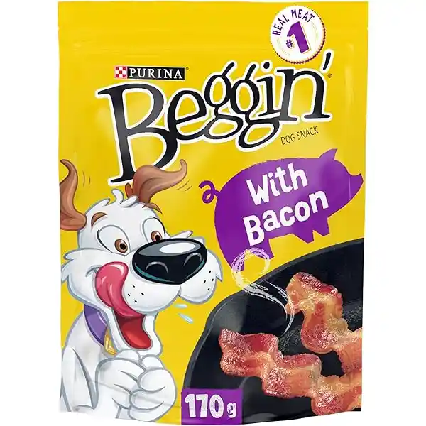 Beggin Snack Strip Bacon 170 Gr