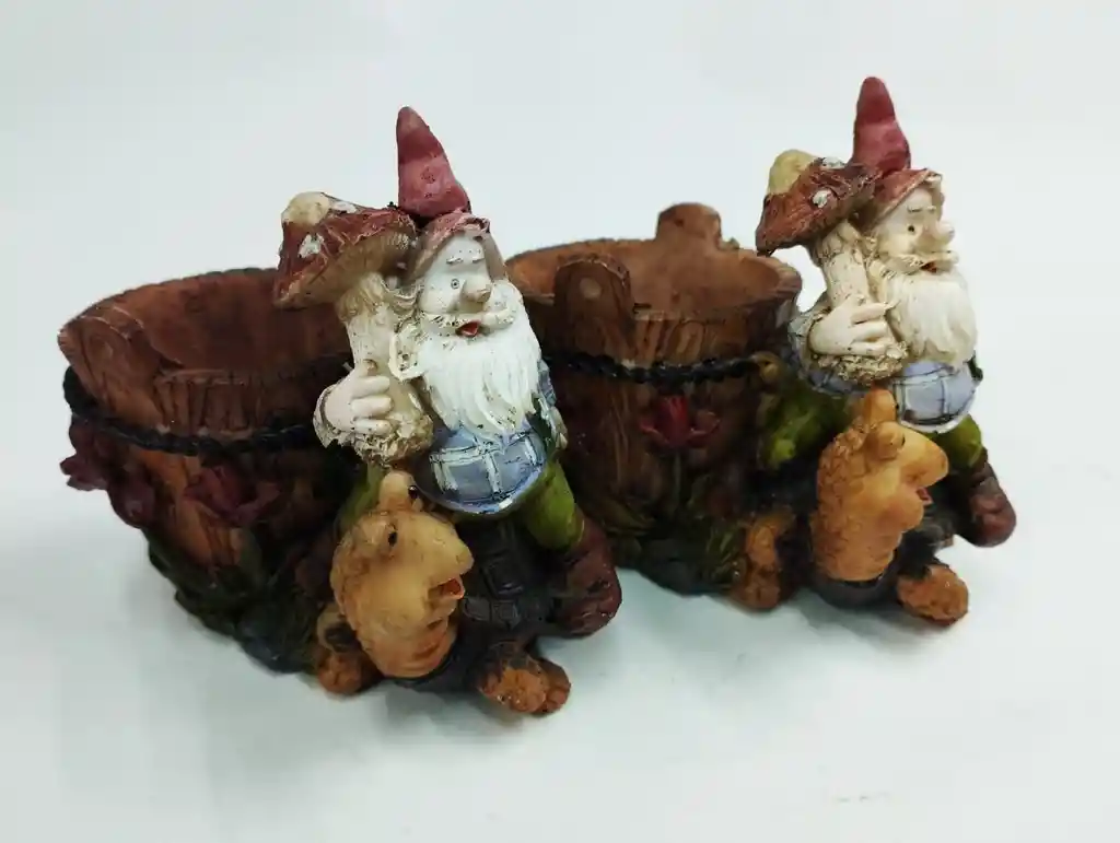 Gnomos De Porcelana X 2 Und