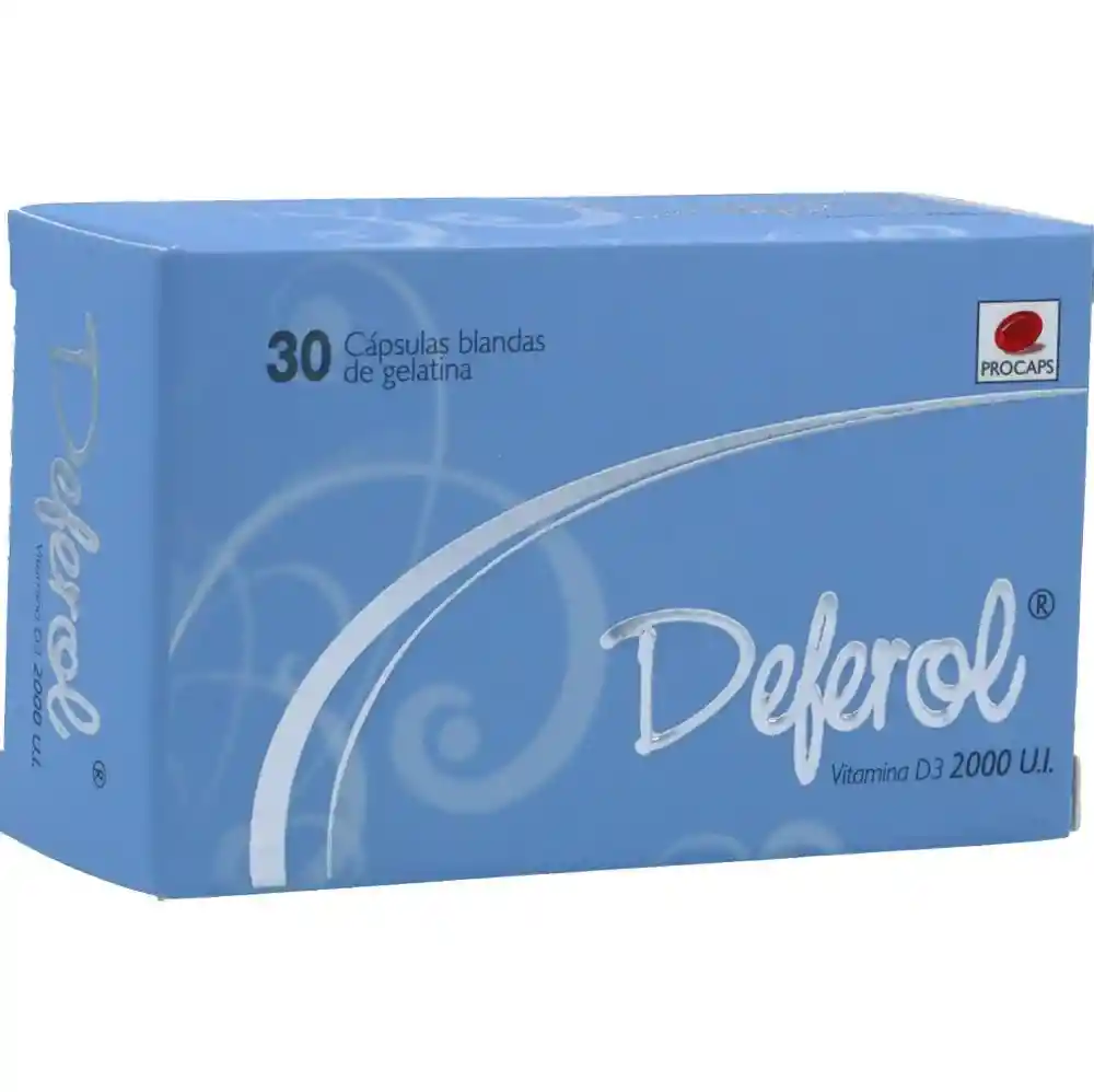 Deferol 2000 Ui X 30 Cápsulas Blandas (vitamina D3)